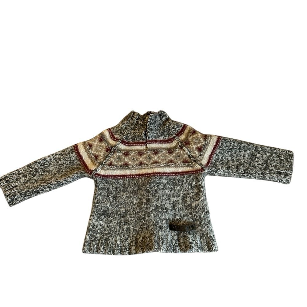 Children Tex Wool Sweater Size 3a Color Grey